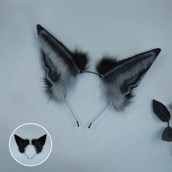 Other - Cute gray wolf ears